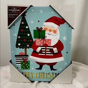 Merry Christmas Santa Canvas
